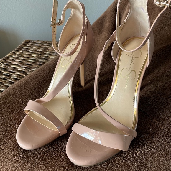Jessica Simpson Nude Strappy Heel - Picture 2 of 5